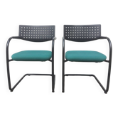 Pair of Visavis chairs by Antonio Citterio for Vitra. Vintage 90s.