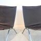 Fauteuils PK22 en cuir brun par Poul Kjærholm pour Fritz Hansen