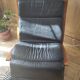 Pair of black leather armchairs Ekornes Ingmar Relling Norway 1960