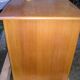 Bureau en chêne à 5 tiroirs années 70