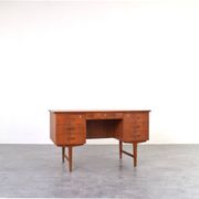 Mid-Century Modern Danish Teak Executive Desk, 1960s