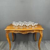 12 coupes à champagne en cristal, XIXe Siècle