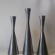 3 cast aluminum candle holders. Ikea Erika Pekkari