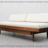 Vintage mid century daybed teak design with drawers