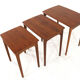 Svend Åge Madsen nesting tables - danish design in teak  mid century modern