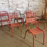 Chaise metalique bistrot