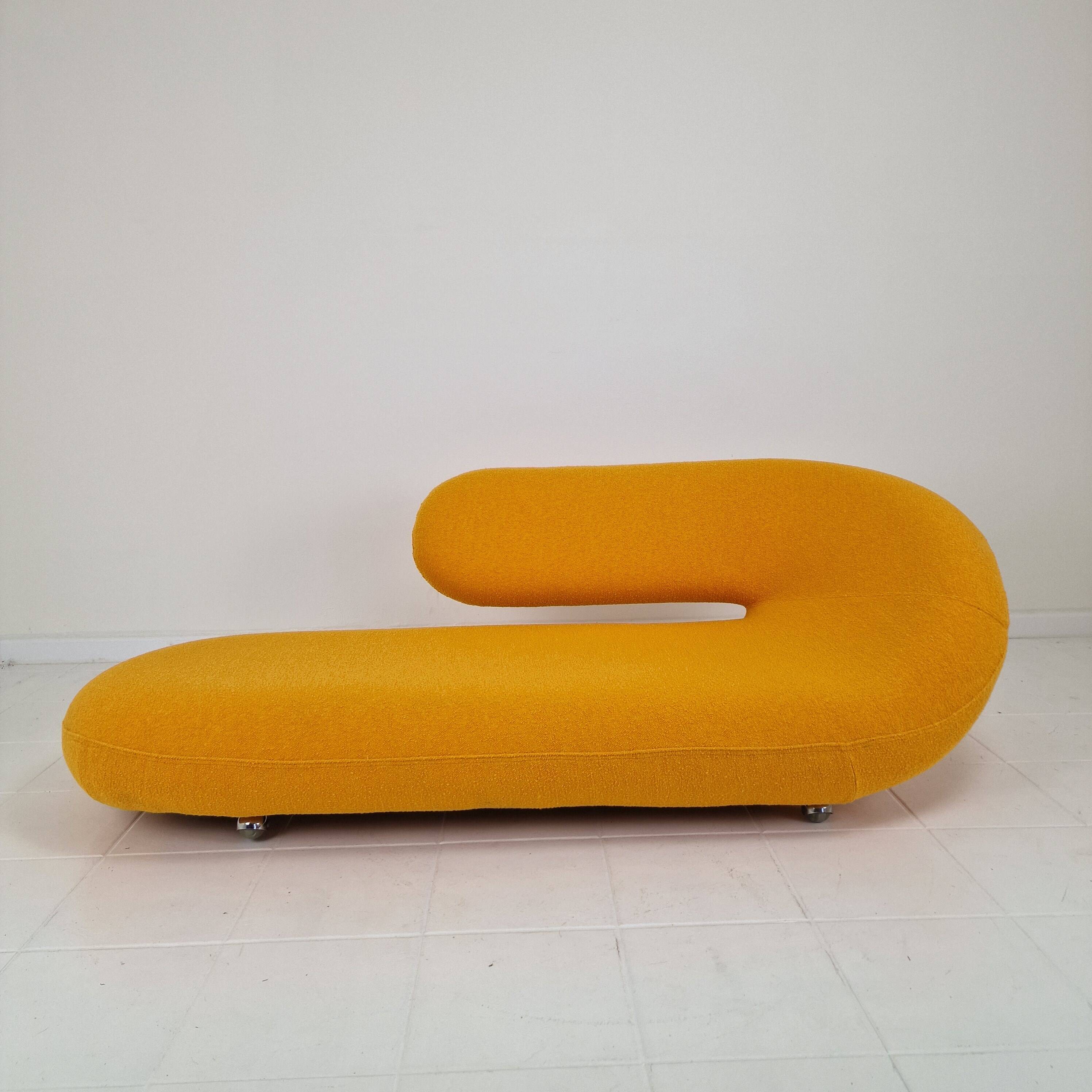 Iconic Cleopatra Chaise Longue by Geoffrey Harcourt for Artifort, 1970s