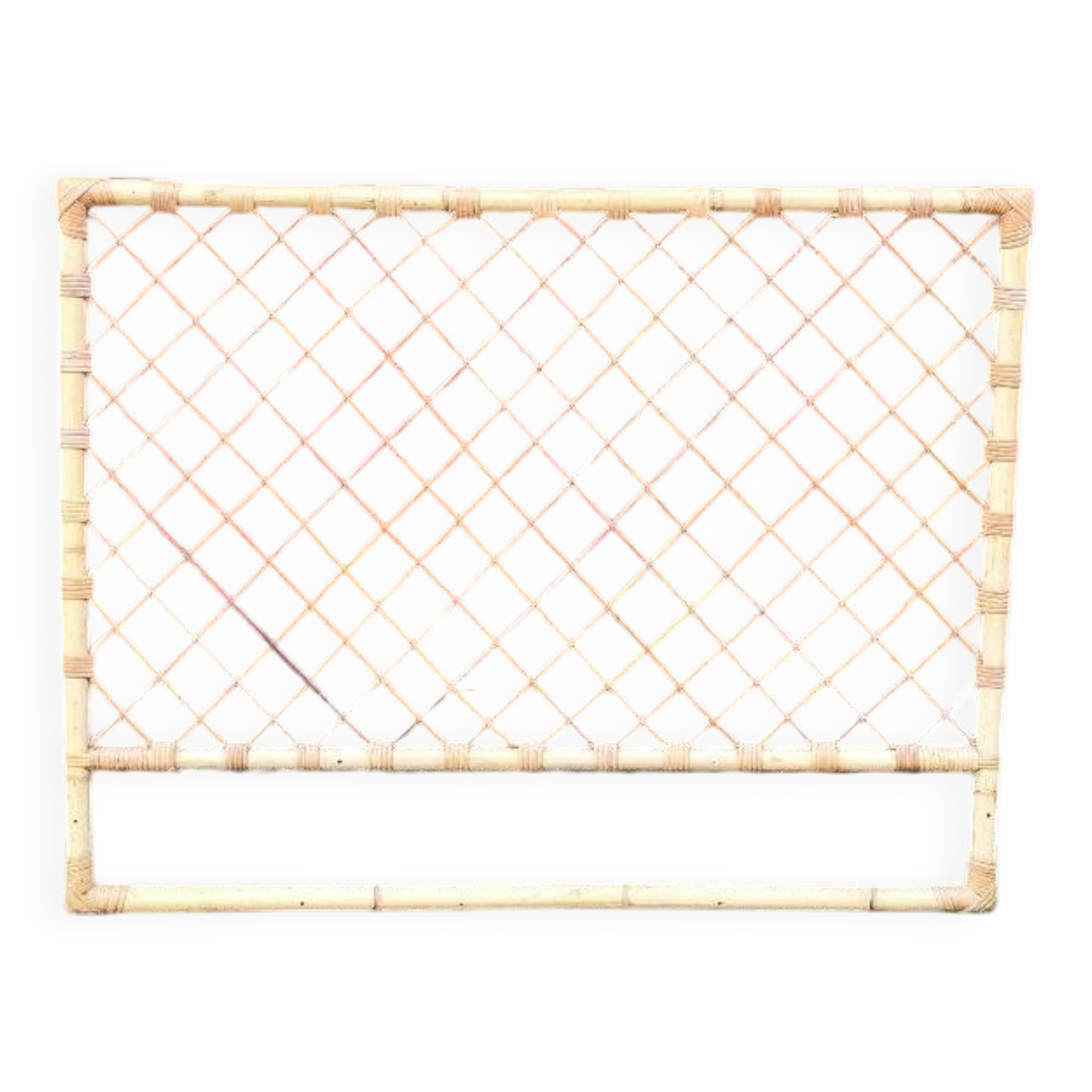 Rattan headboard