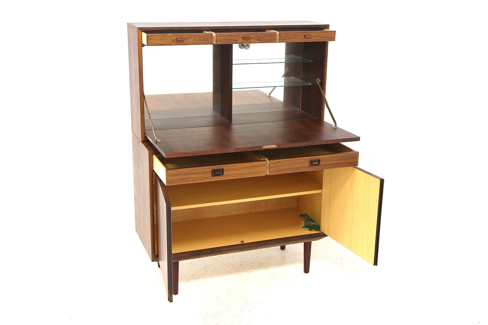 Rosewood bar furniture, Sweden, 1960