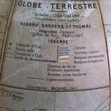 Tripod terrestrial globe