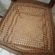 Set de 3 chaises bois et cannage