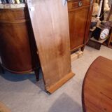 Oval mahogany table with extension cords