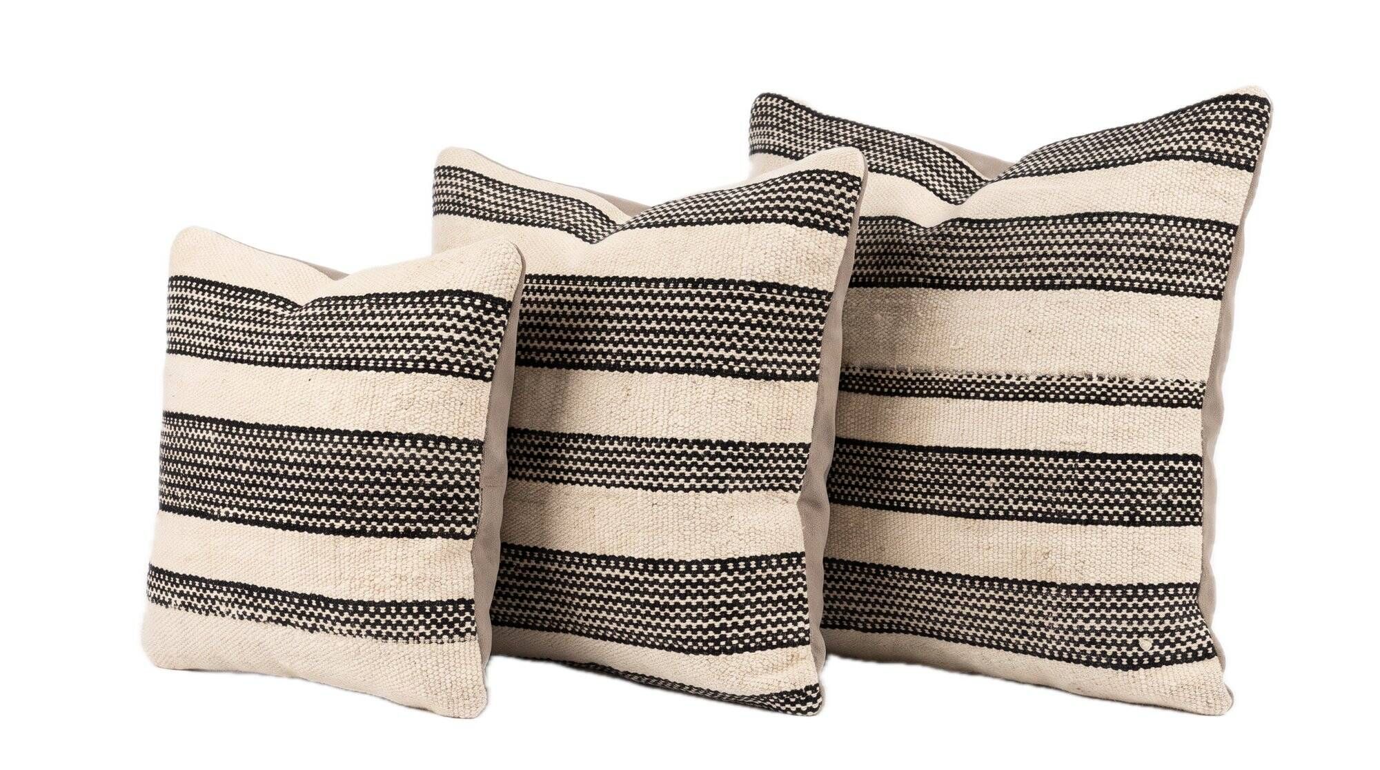 Set of 3 vintage kilim cushion covers 36x36 cm