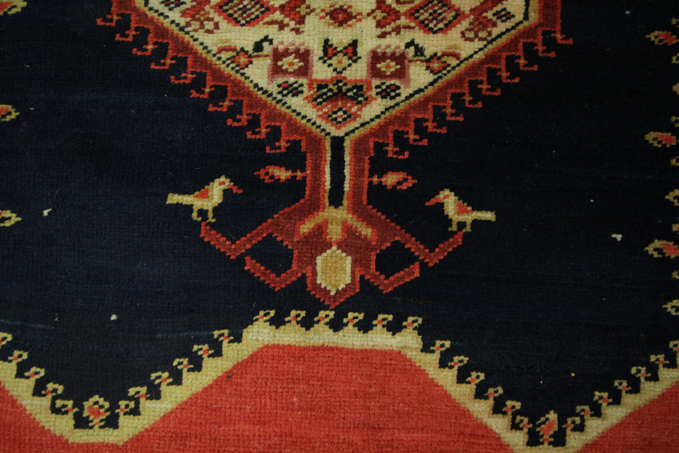 Antique Caucasian Karabagh Rug 116x220cm
