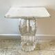 White Patinated Wall Console Shelf