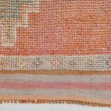3x10 Peach Red Orange Turkish Runner Rug, 101x311Cm SK 22019