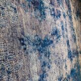 Blue vintage carpet 182 x 261 cm