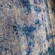 Blue vintage carpet 182 x 261 cm