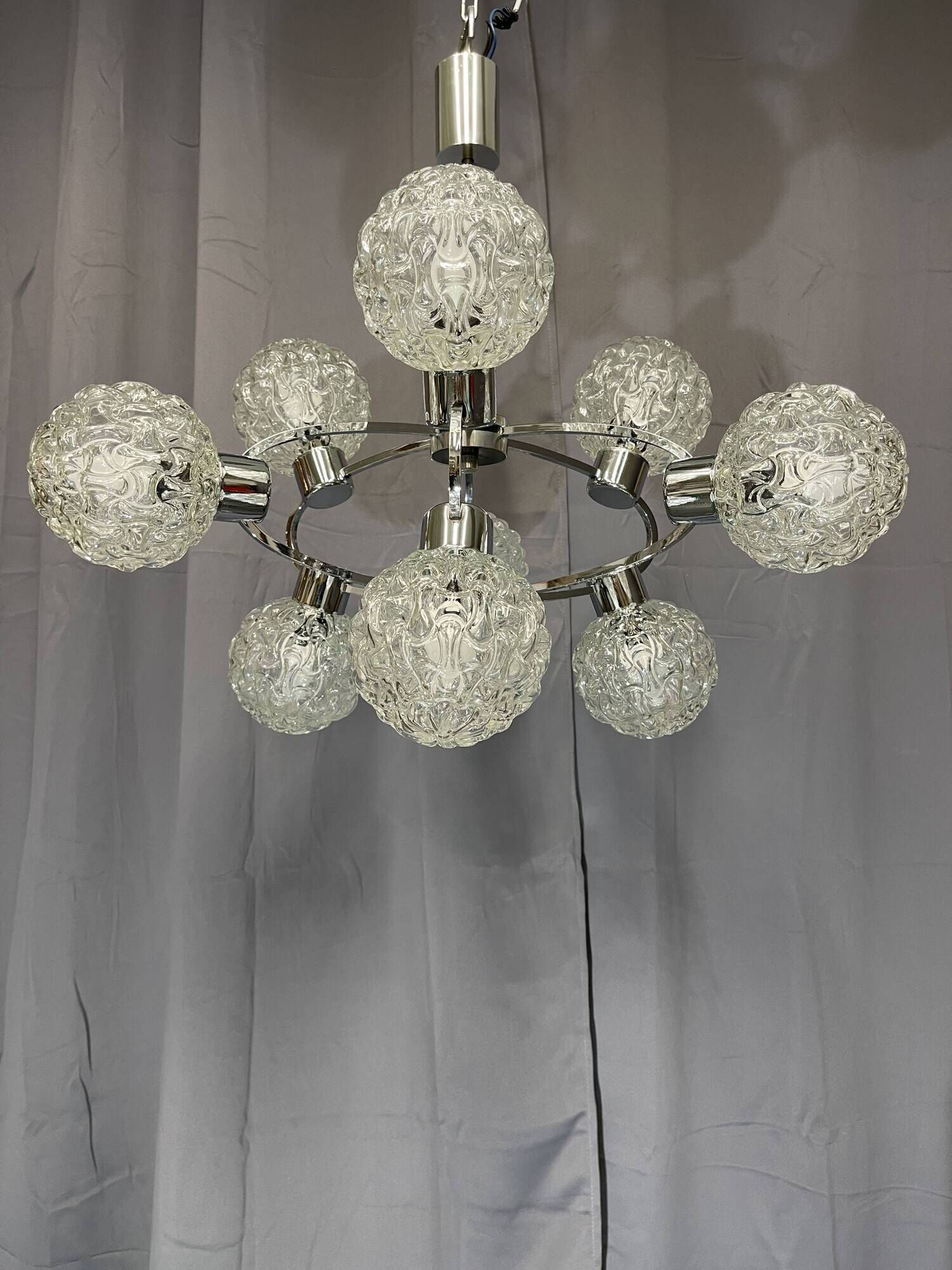 Chandelier of richard essig years 60/70 space age very good condition