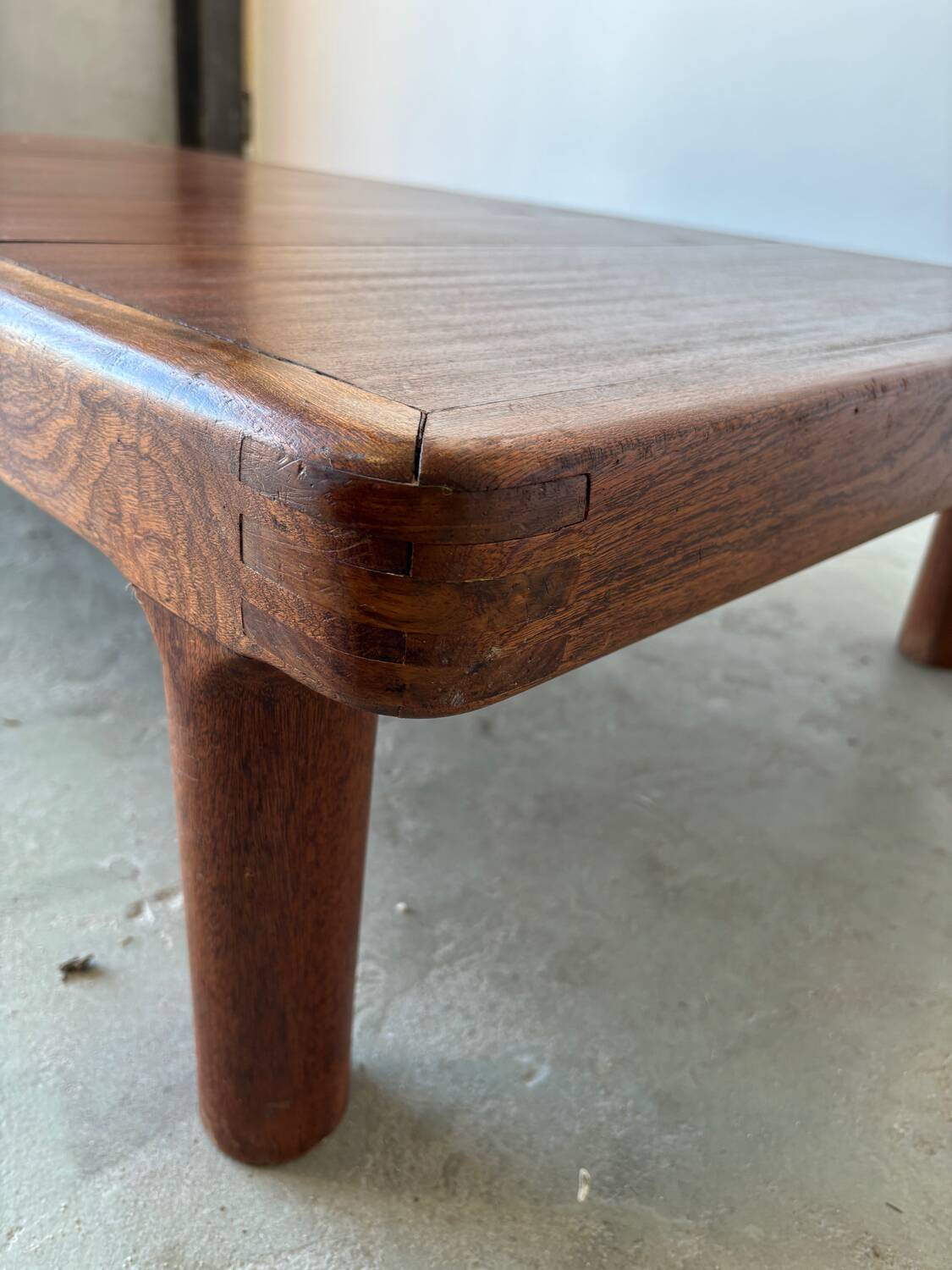 Scandinavian design coffee table in teak, made in Denmark