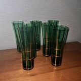 7 new 1950s orangeade glasses