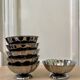 Set of 6 vintage stainless steel cups