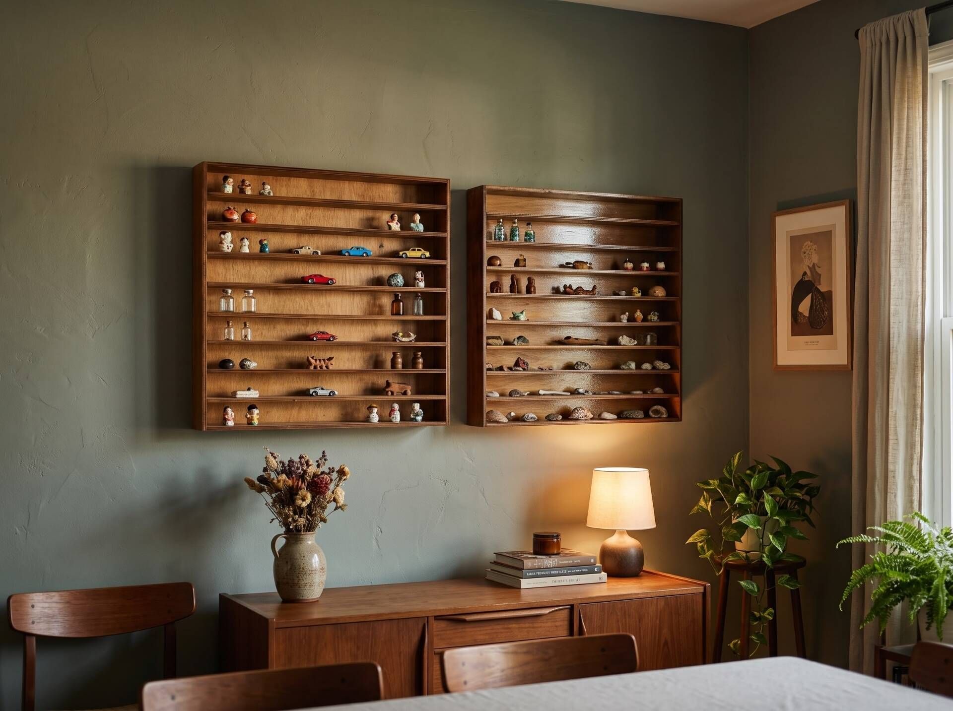 Pair of shelves from the 1960s