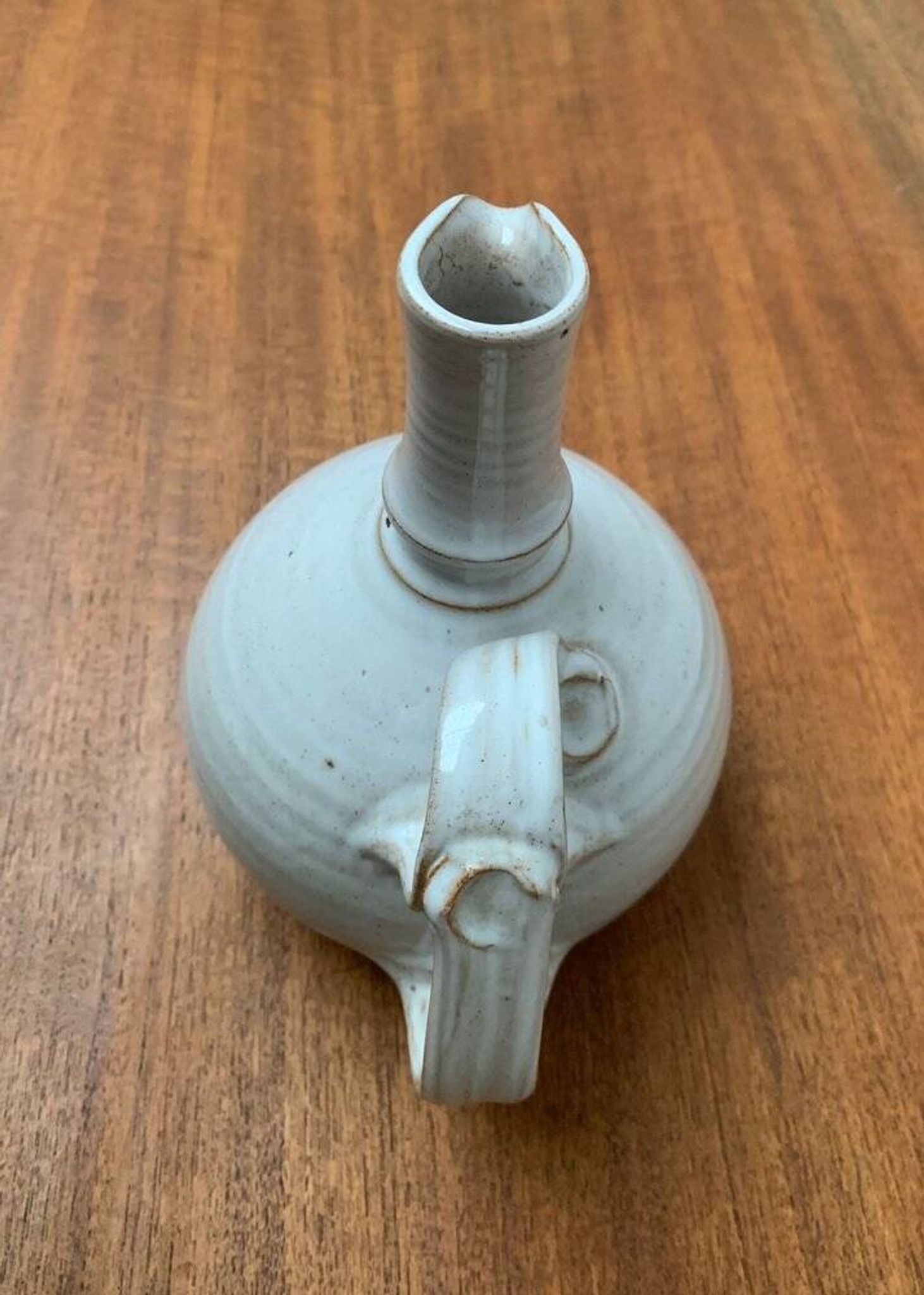 Mid-century Icelandic ceramic carafe by Sigurdar Haukssonar for Handunnid Pottery Iceland, 1960s.