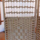 wicker, rattan screen, 5 panels
