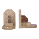vintage marble Art Deco book stands