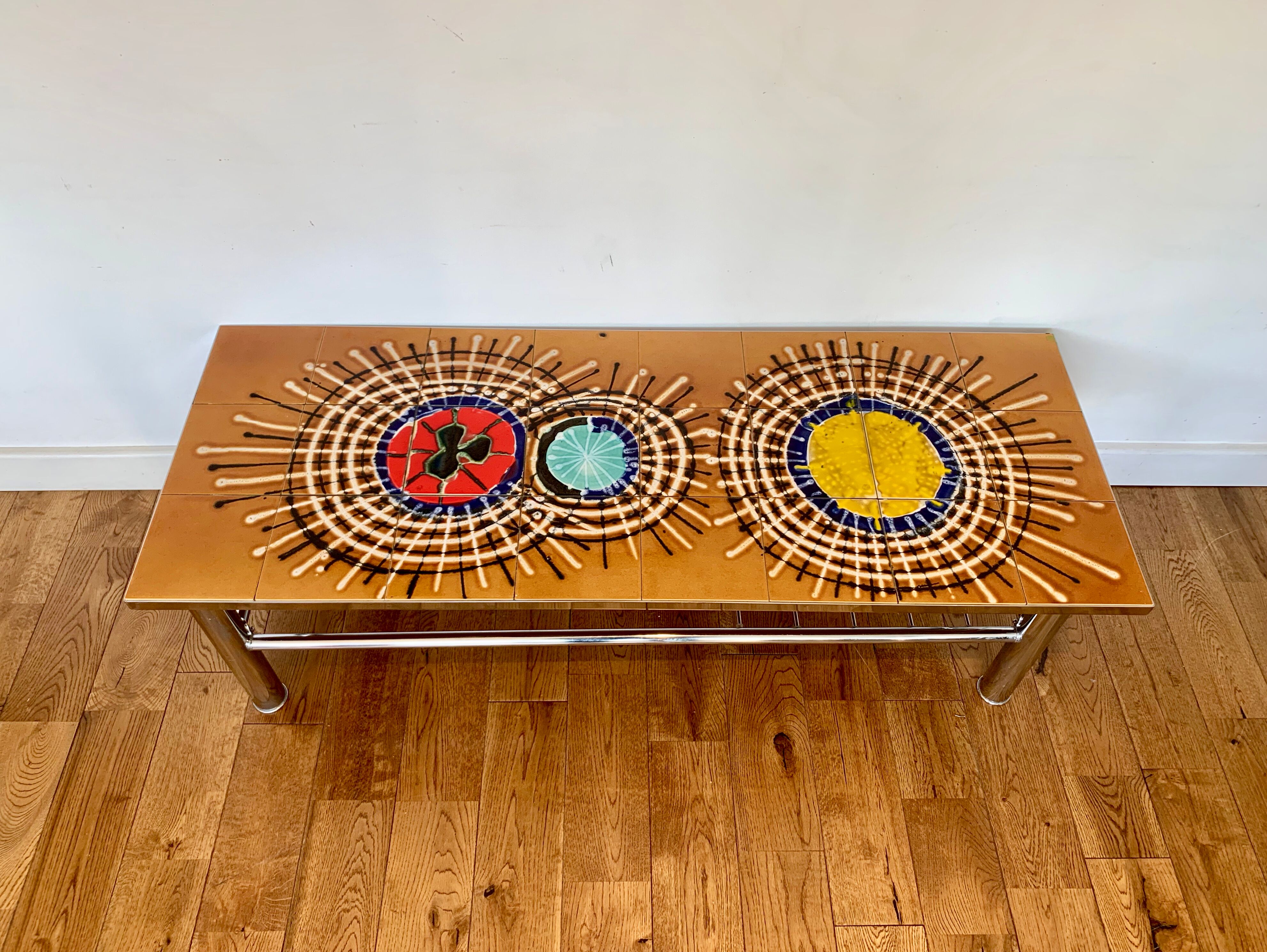 Vintage Tiled Coffee Table Juliette Belarti #867