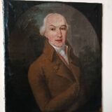 An old portrait of a gentleman dating from the late 18th century