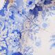 Large Decorative Platter Blue Transferware with Abbey Ruin early 19th C.