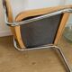 Fauteuil cesca b64 en skaï beige Marcel Breuer