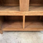 Oak display cabinet from the early 20th century.