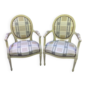 2 fauteuils de style