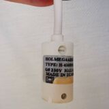 Small glass hanging lamp made at Holmegaard Glassworks Denmark in 2001.
