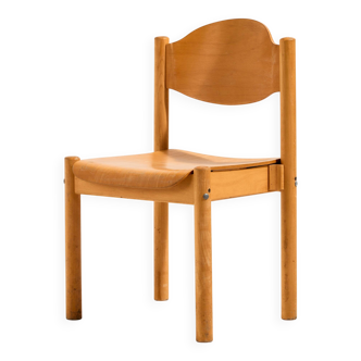 Stackable oak chair
