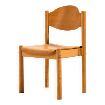 Chaise empilable en chêne