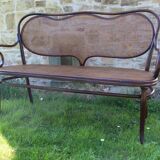 Bench signed Thonet No. 5, 1880s