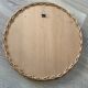 Old round mirror in rattan 34cm