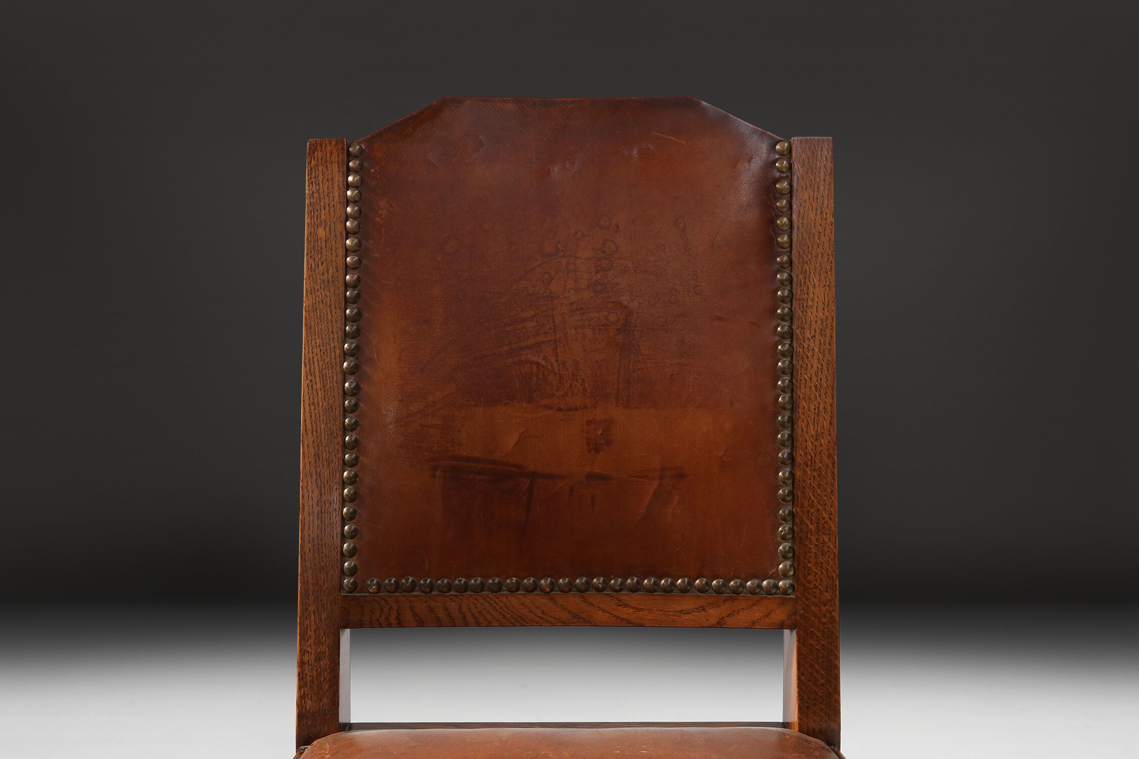 Six Art Deco dining chairs by De Coene Ca.1930