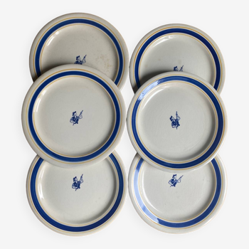 Gien - set of 6 plates