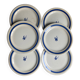 Gien - serie de 6 assiettes