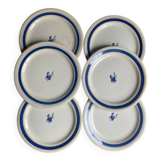 Gien - set of 6 plates