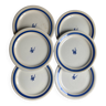 Gien - set of 6 plates