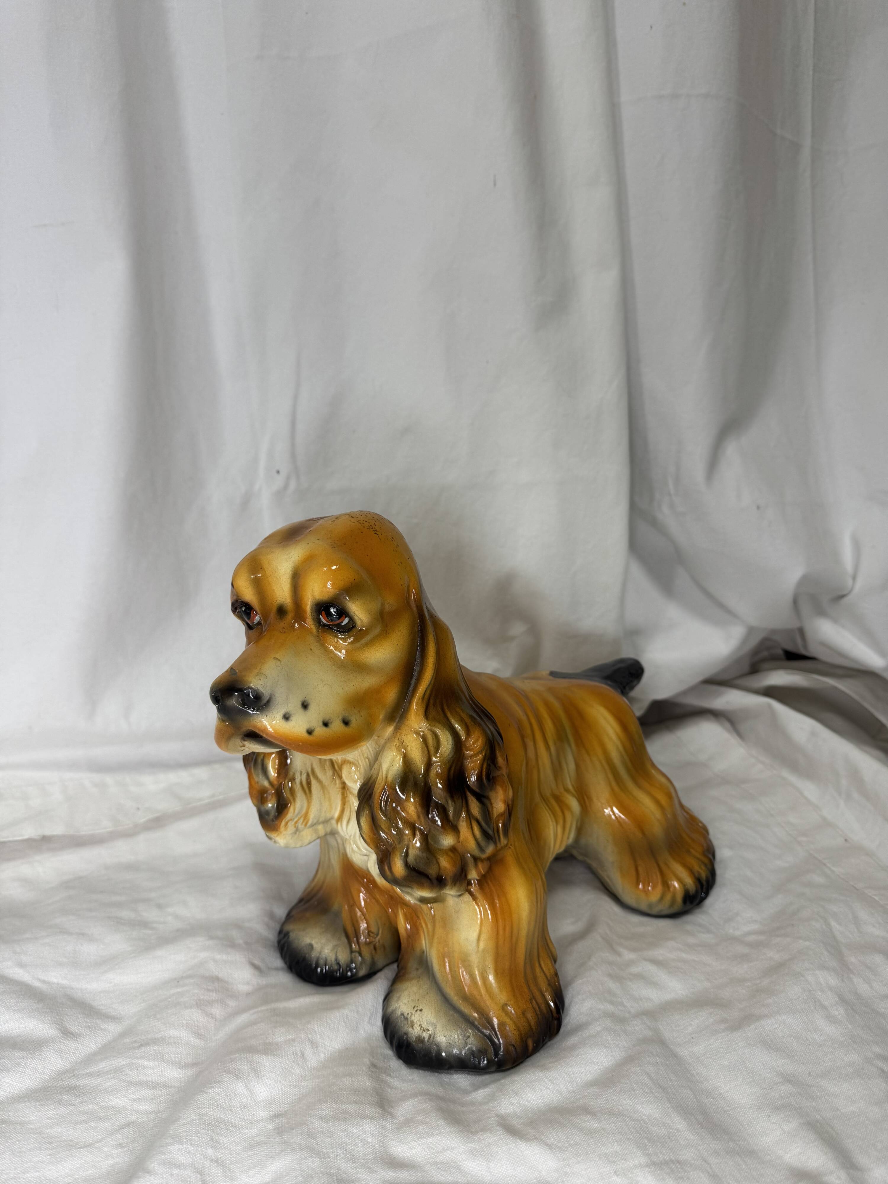 Ceramic dog, cocker