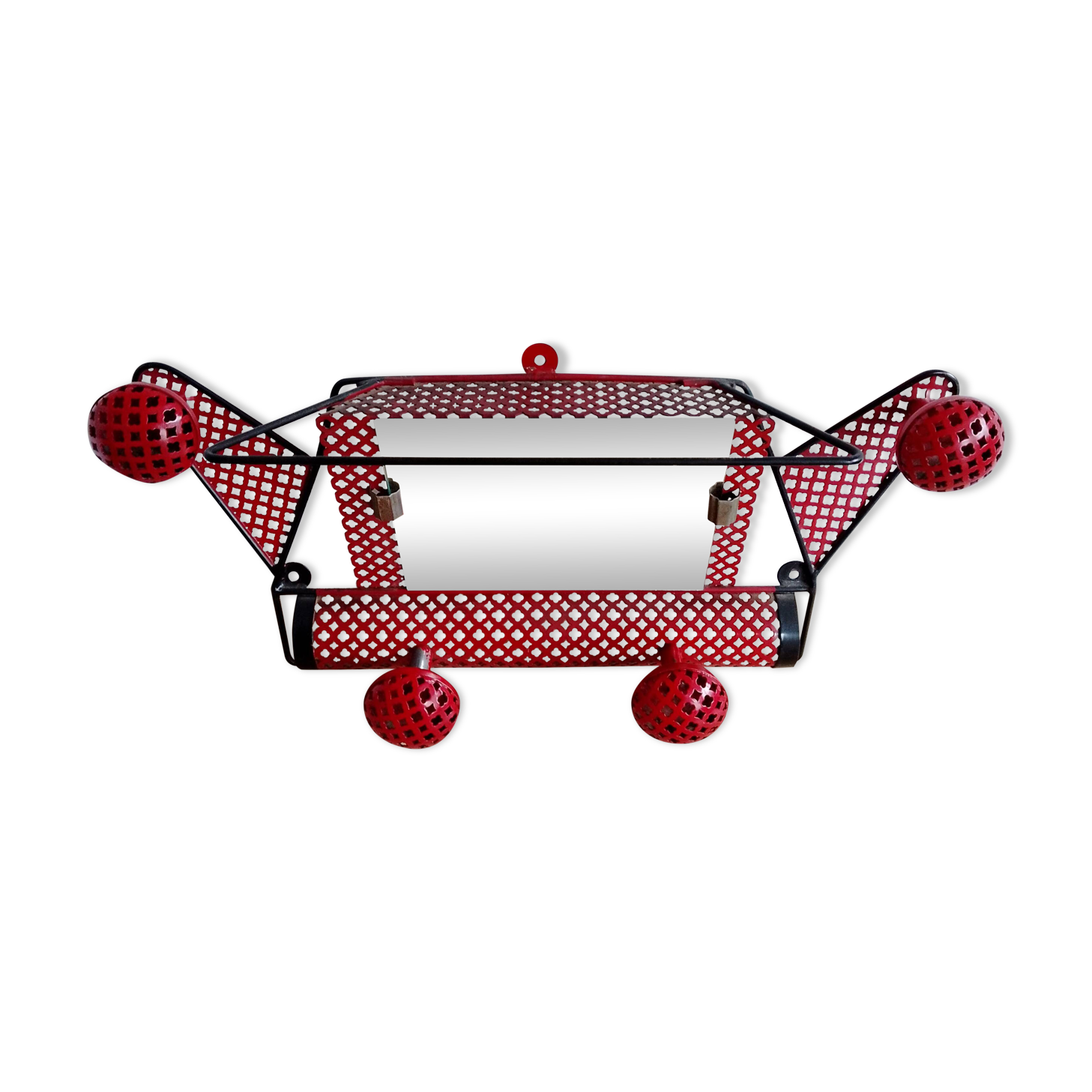 Mategot wall-mounted coat rack in ritigule