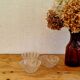 Lot de 3 coupelles en verre vintage