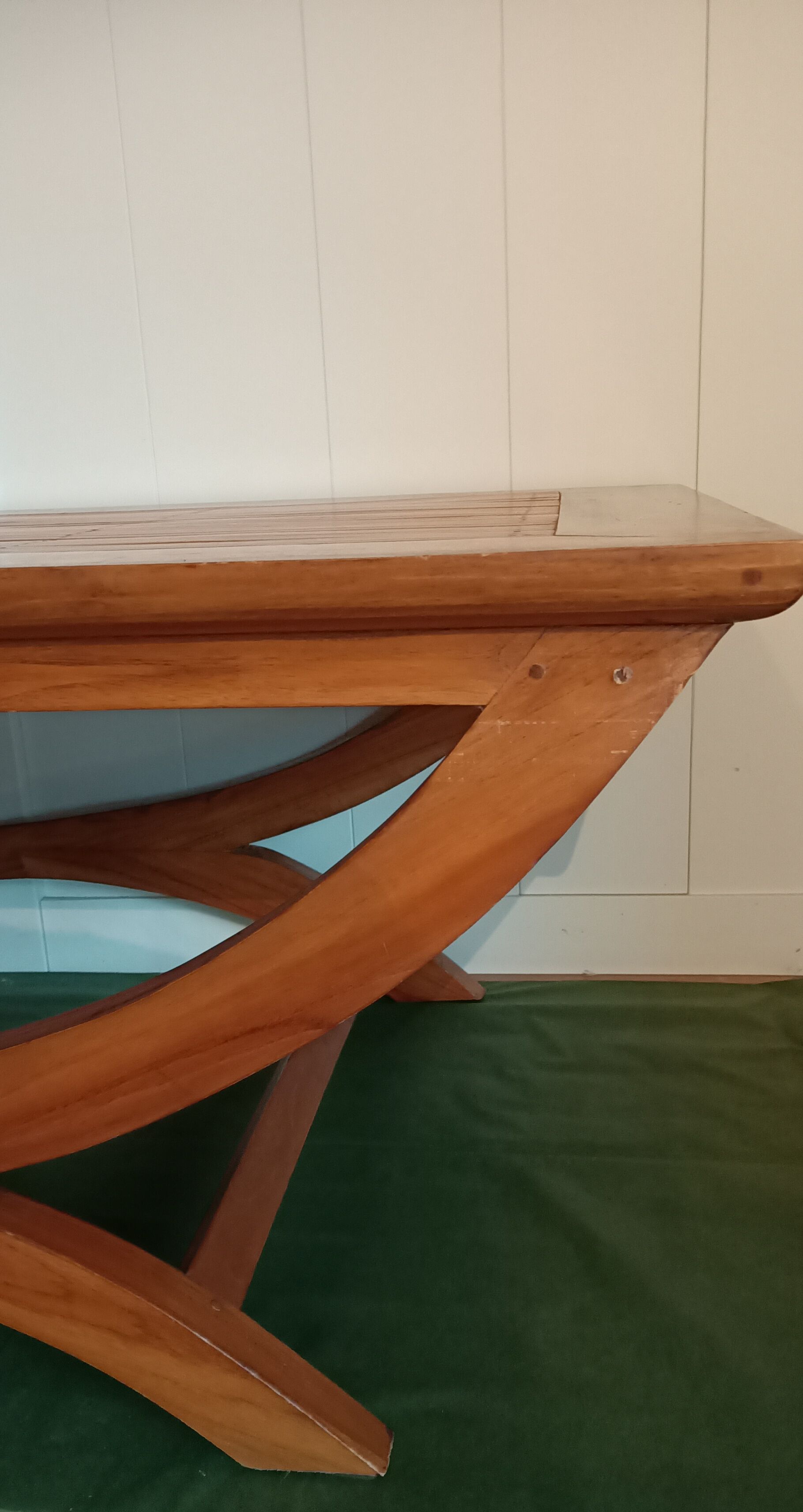 Wooden coffee table